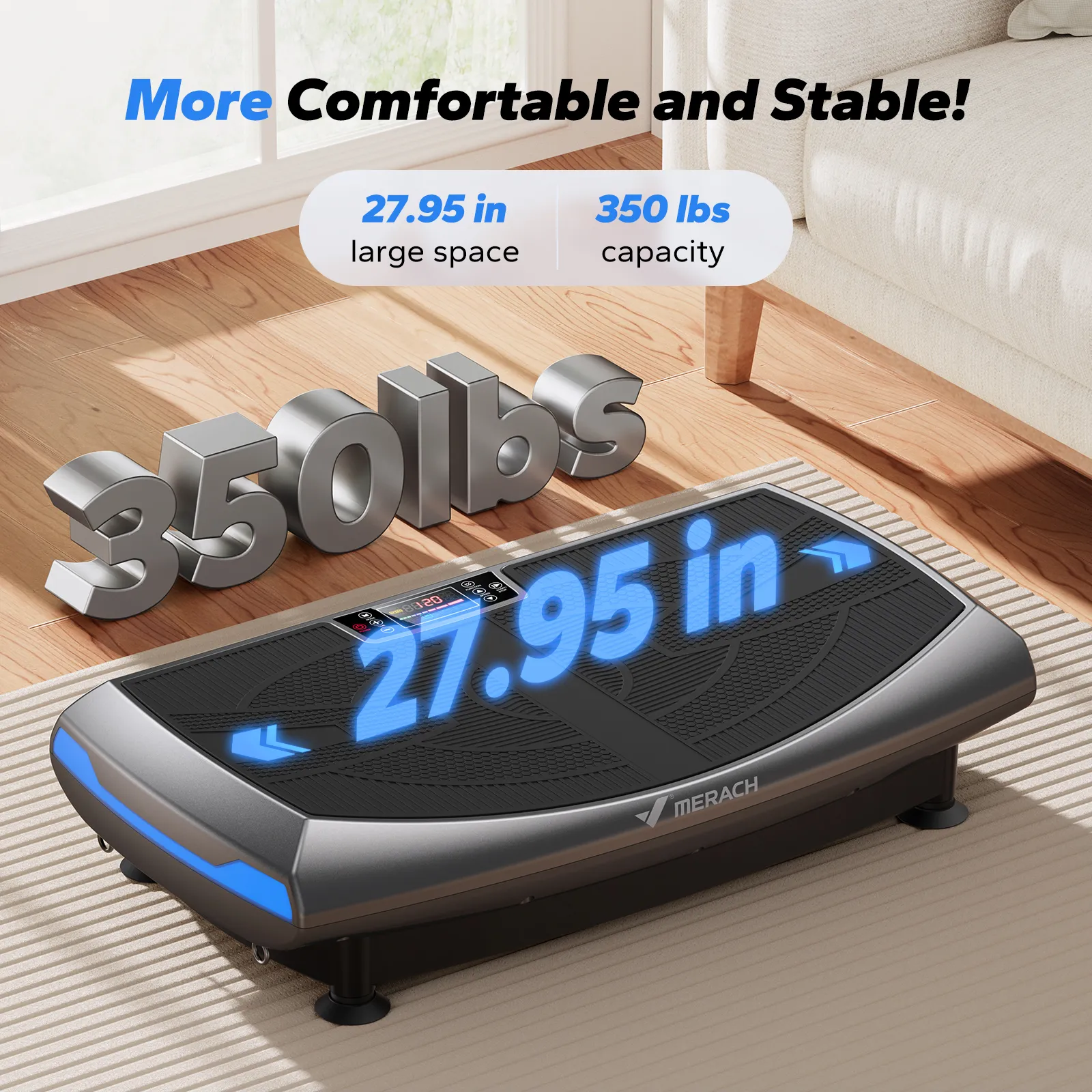 CV61 4D Curved Lymphatic Drainage Vibration Plate with Turbo Power - Image 7