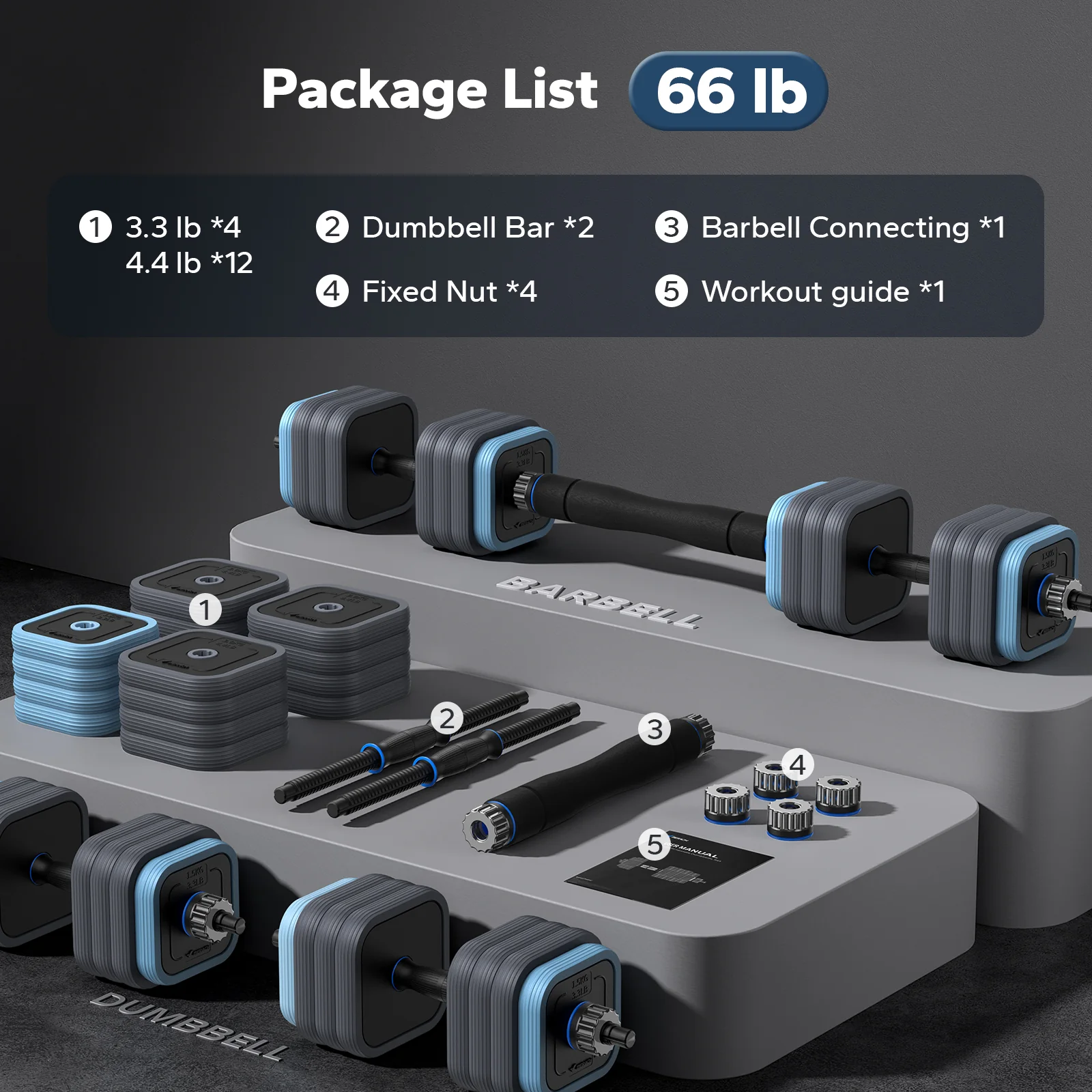 Adjustable Dumbbell Set - Image 10