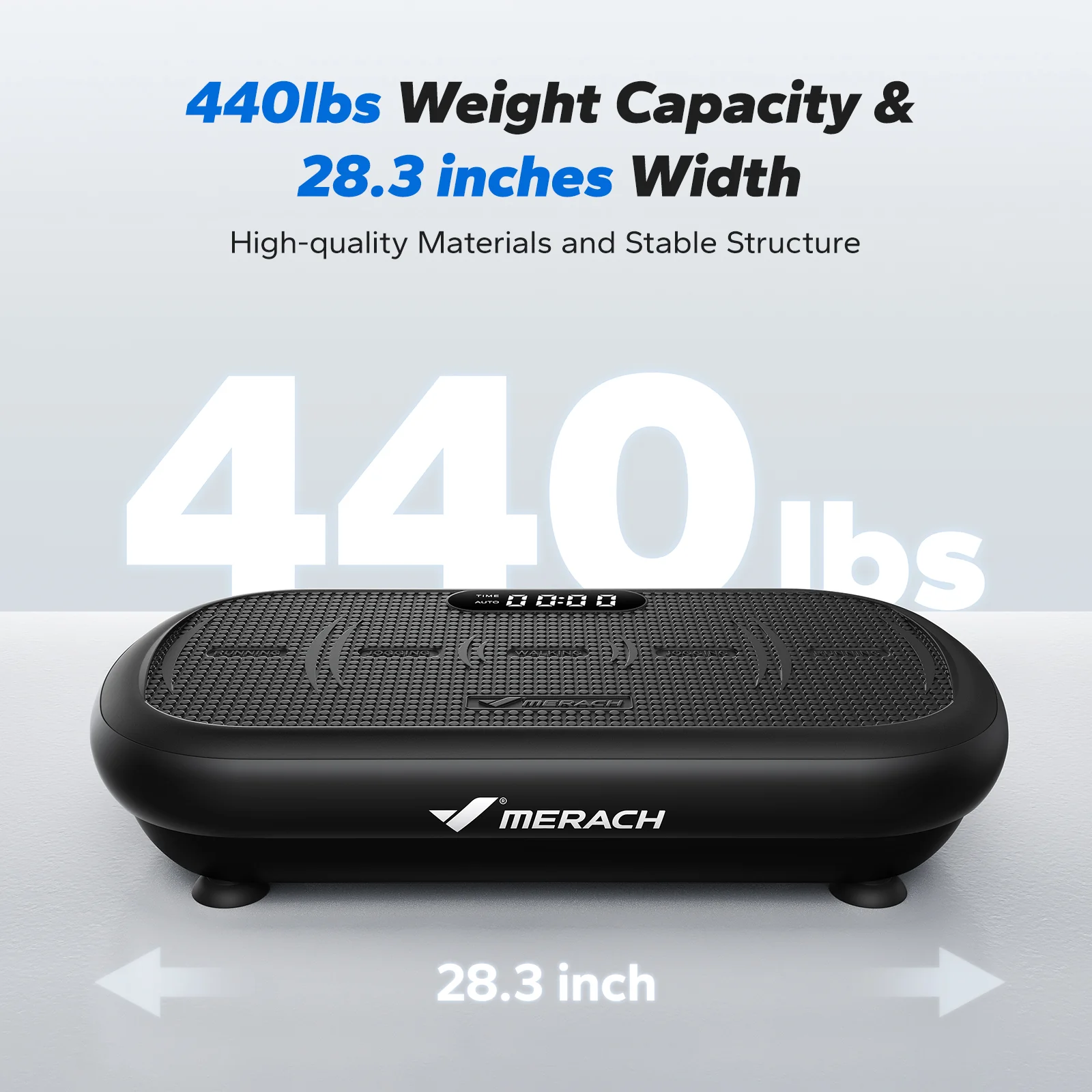 CV40 Curved 440 lbs High-Power Vibration Plate for Weight Loss - Image 11