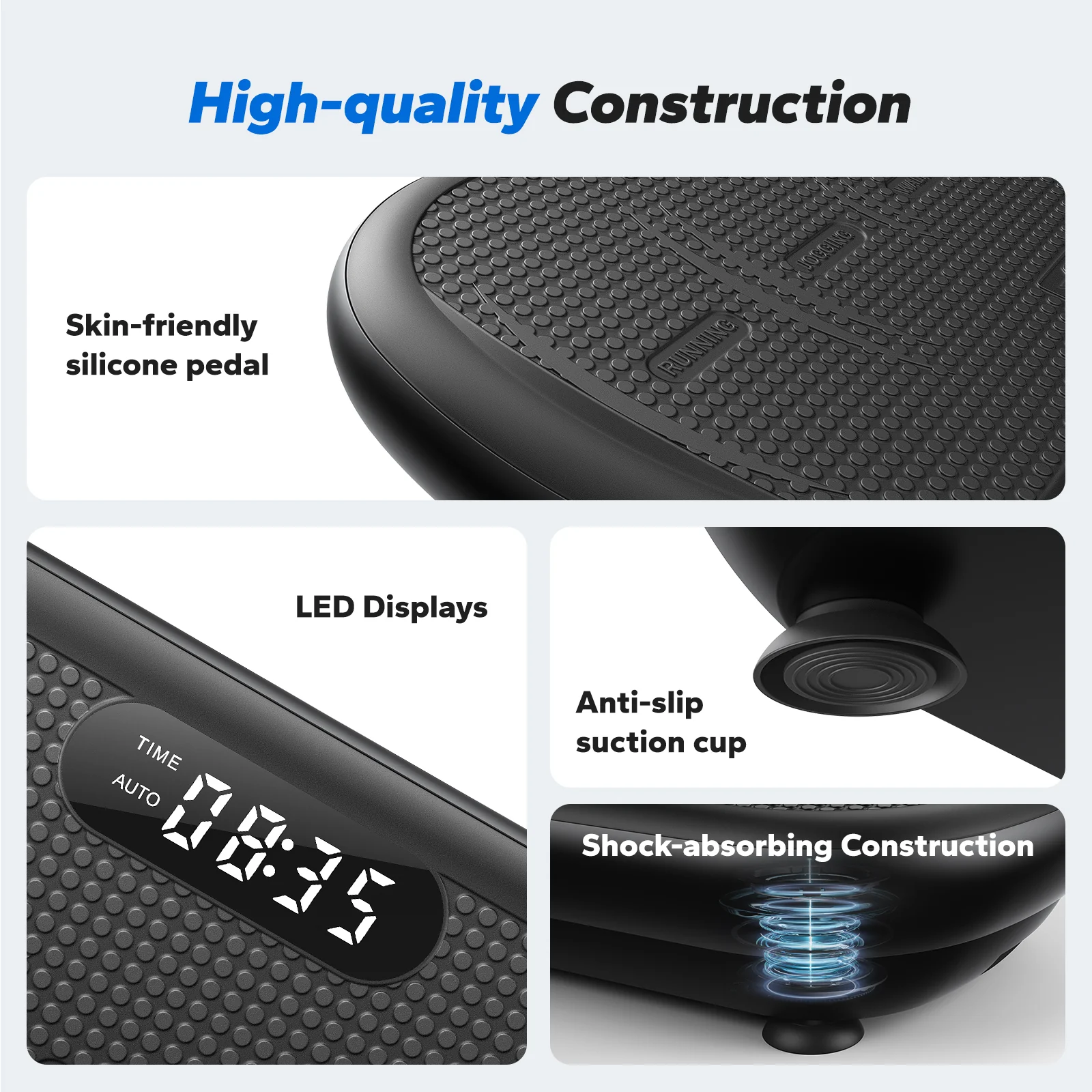 CV40 Curved 440 lbs High-Power Vibration Plate for Weight Loss - Image 13