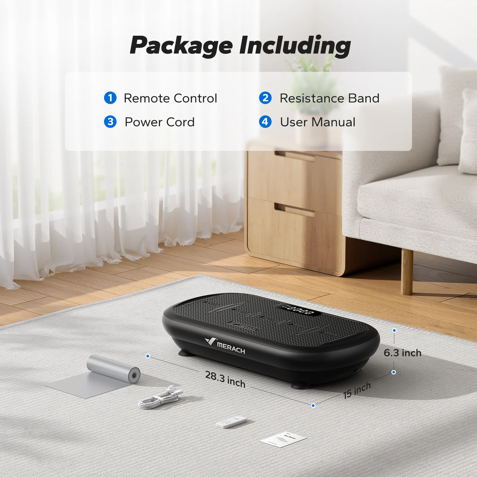 CV40 Curved 440 lbs High-Power Vibration Plate for Weight Loss - Image 16