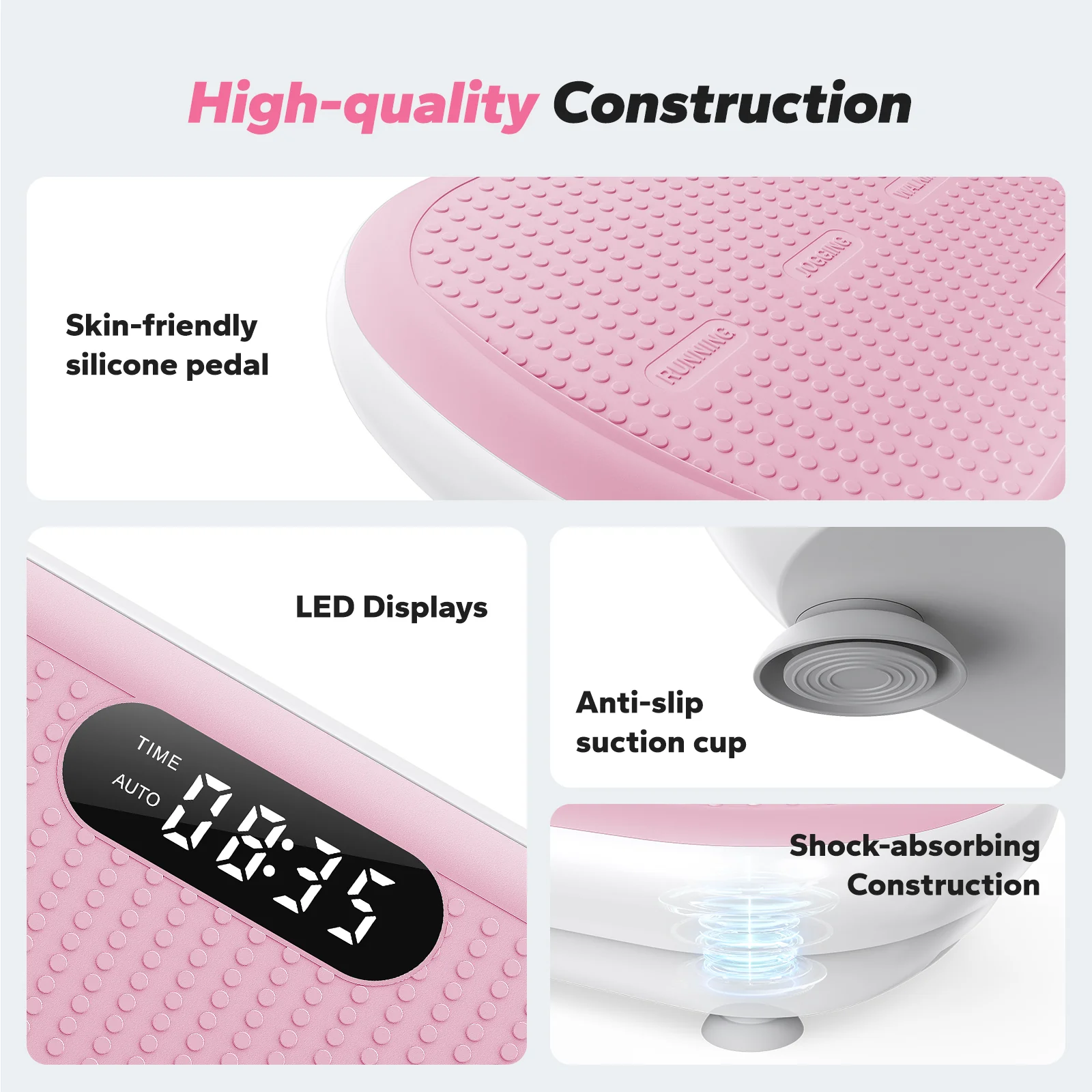 CV40 Curved 440 lbs High-Power Vibration Plate for Weight Loss - Image 22