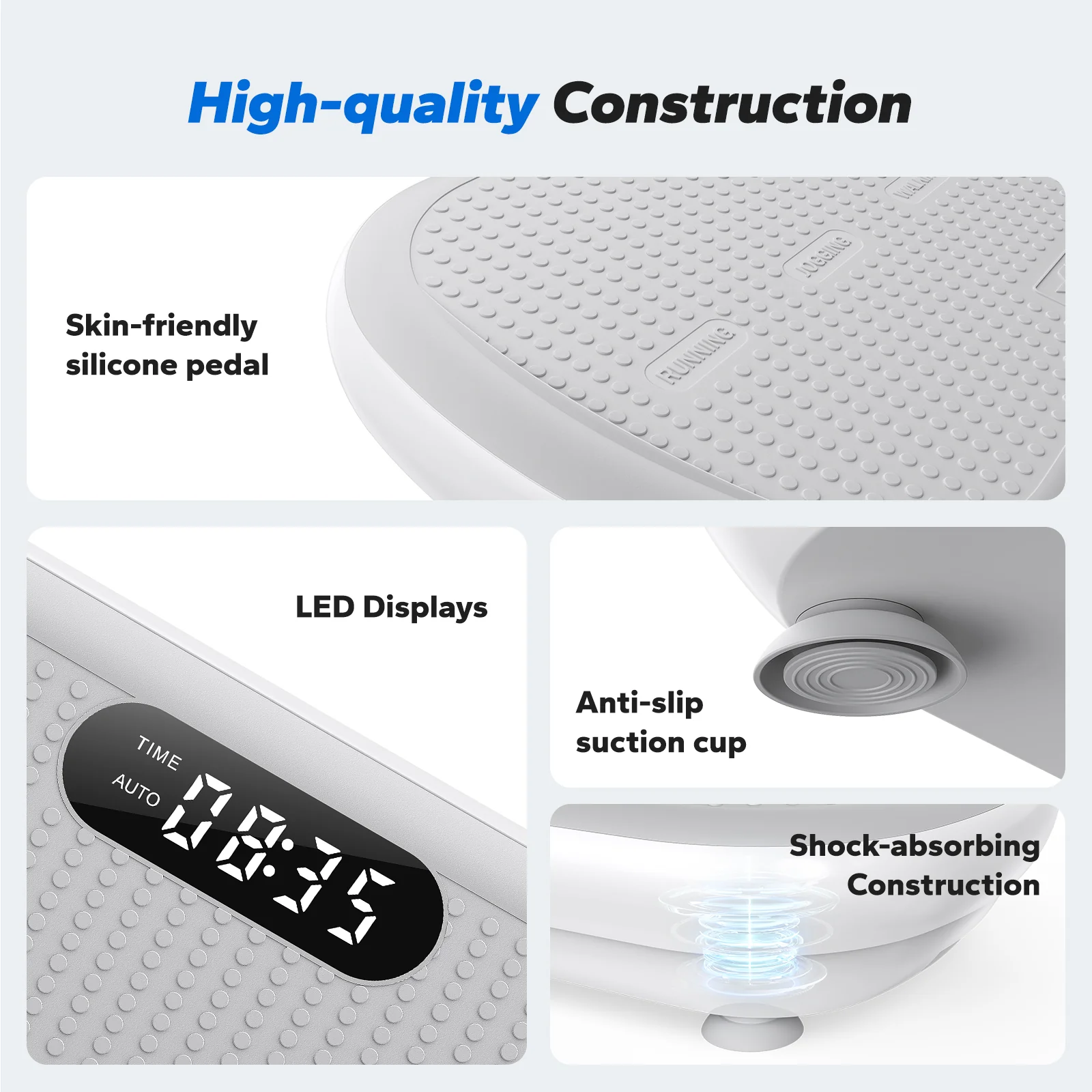 CV40 Curved 440 lbs High-Power Vibration Plate for Weight Loss - Image 5