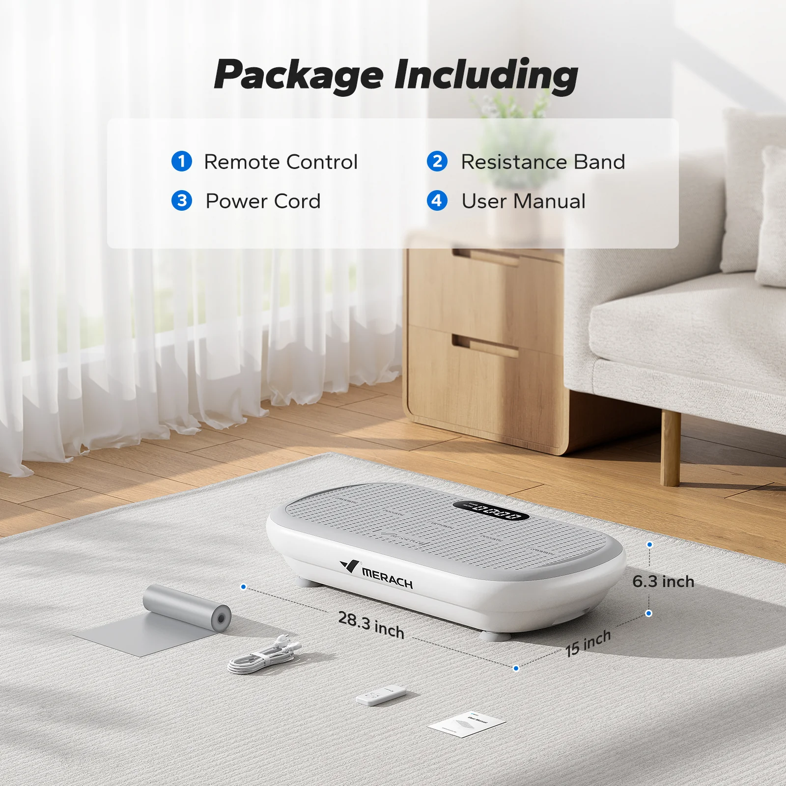 CV40 Curved 440 lbs High-Power Vibration Plate for Weight Loss - Image 8