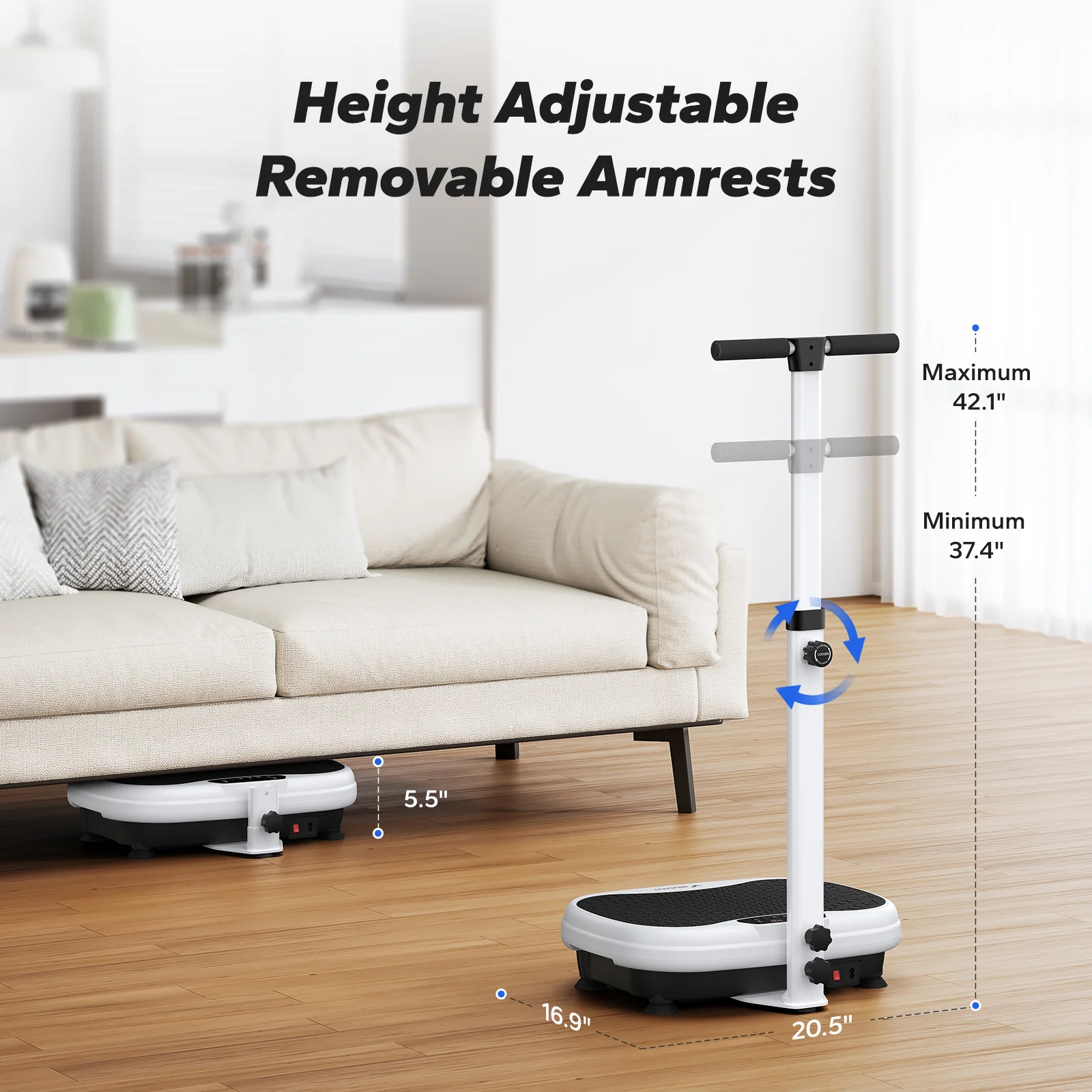 V44 Handrail Standing Vibration Plate - Image 3