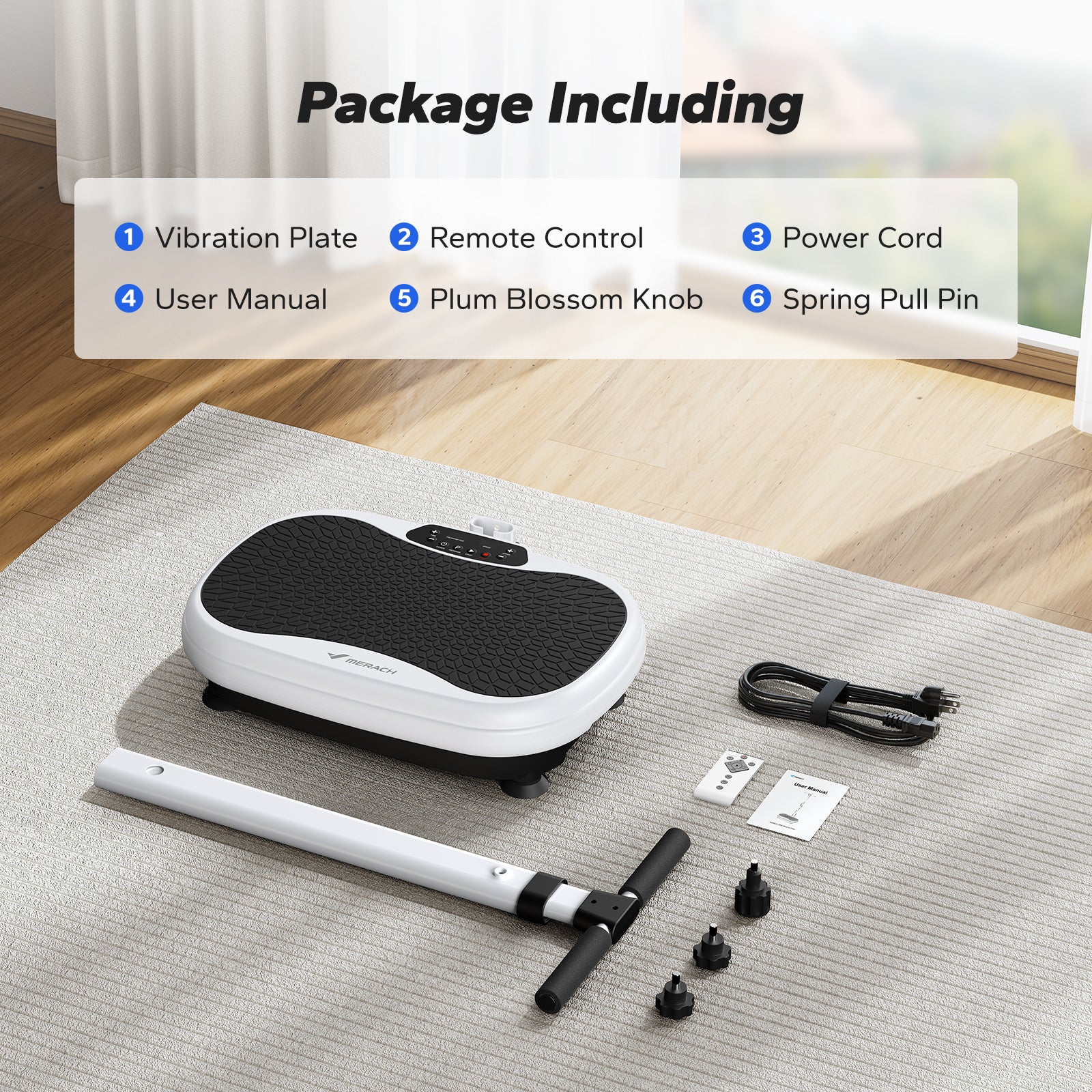 V44 Handrail Standing Vibration Plate - Image 4