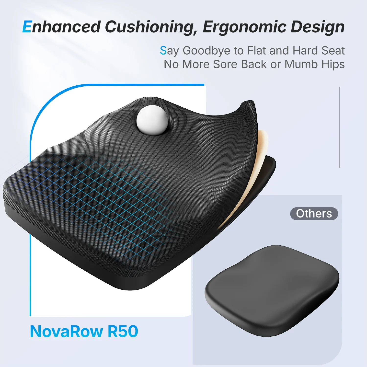 NovaRow R50 Air Resistance Rower - Image 4