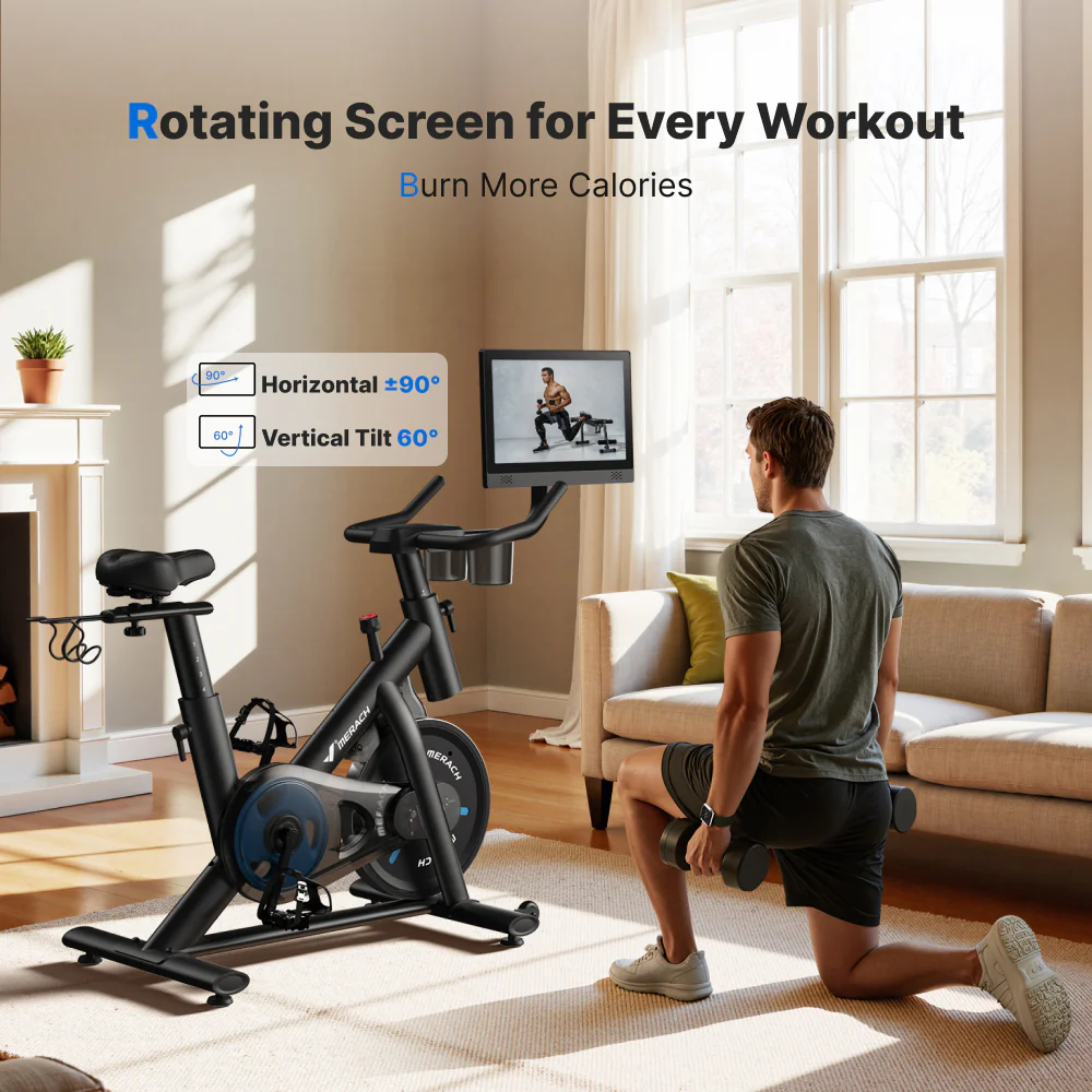 S26 Aura Exercise Bike with 15.6'' HD Screen - Image 6