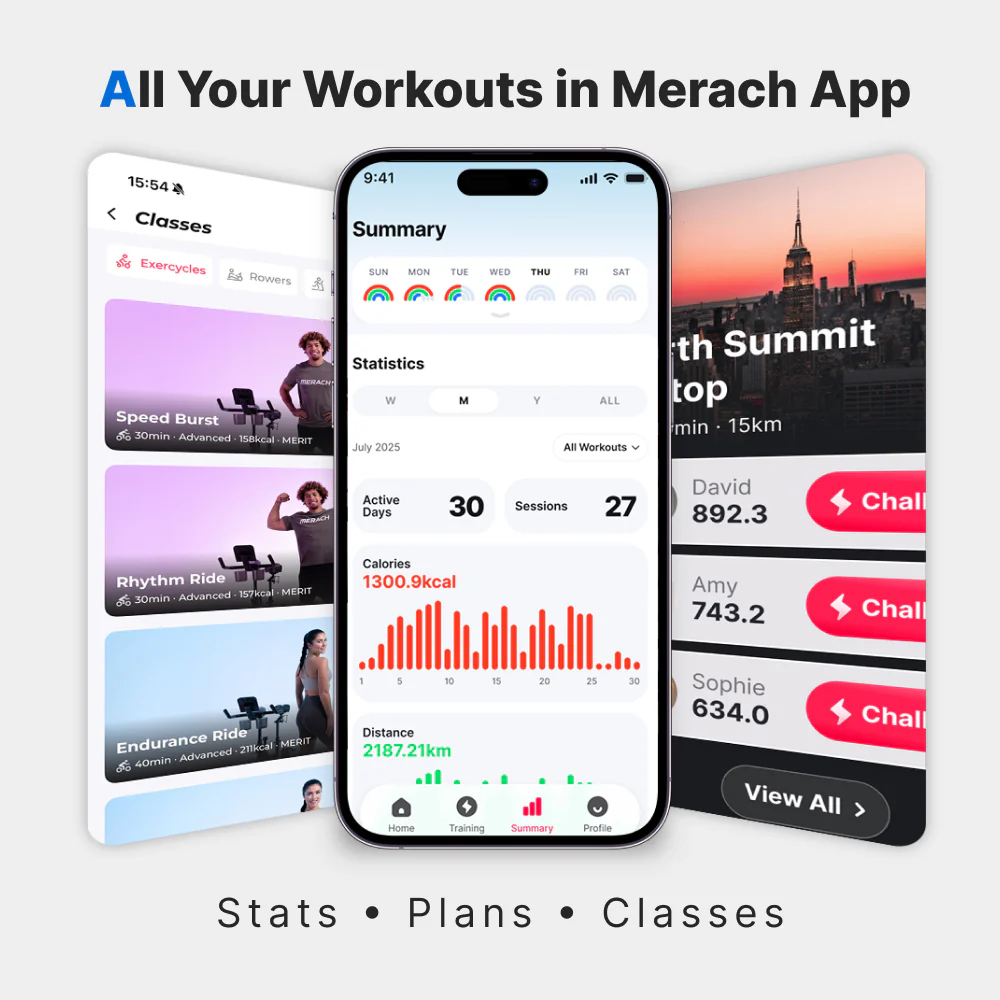 S26 Aura Exercise Bike with 15.6'' HD Screen - Image 9