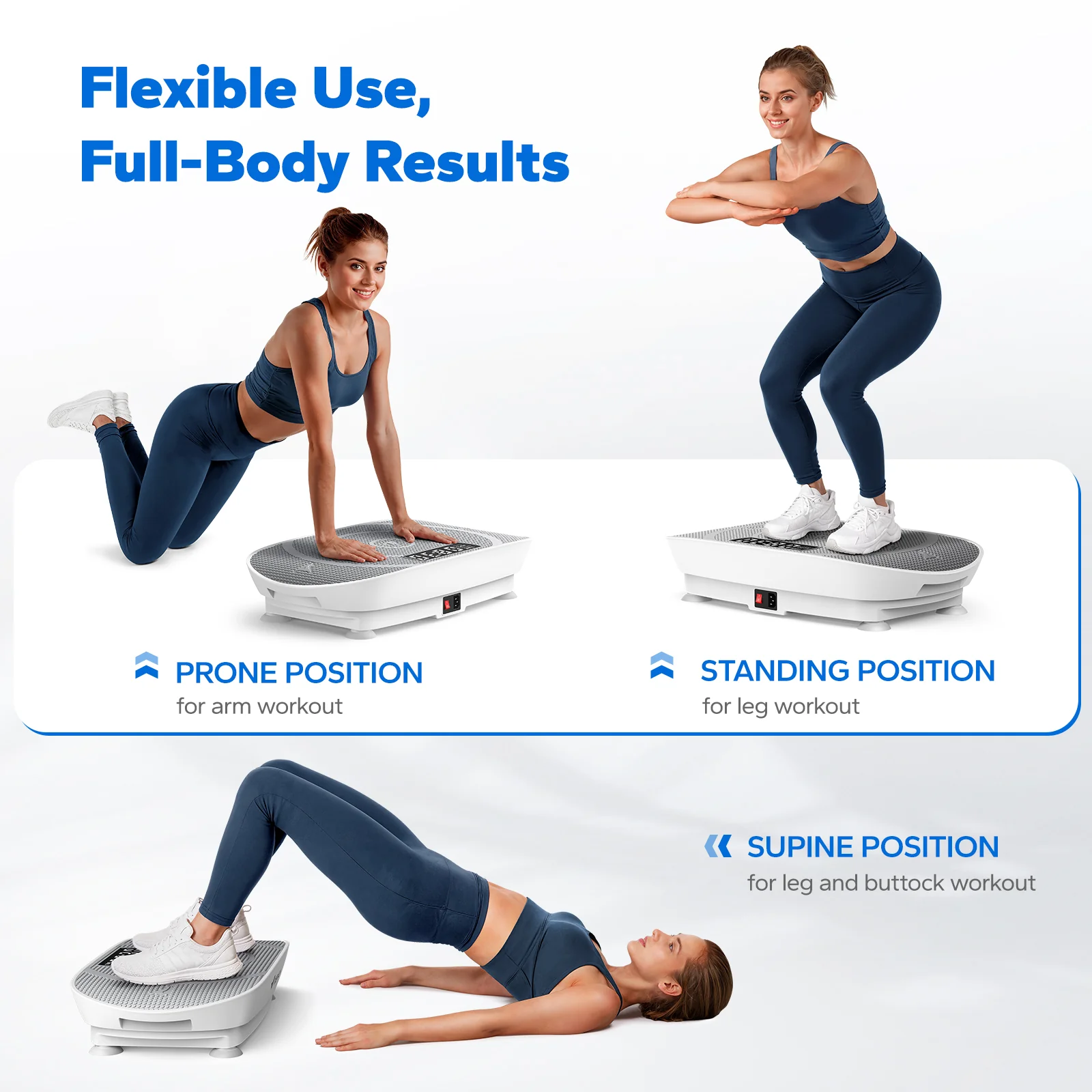 CV30 Curved Portable Slim Vibration Plate for Beginners - Image 8