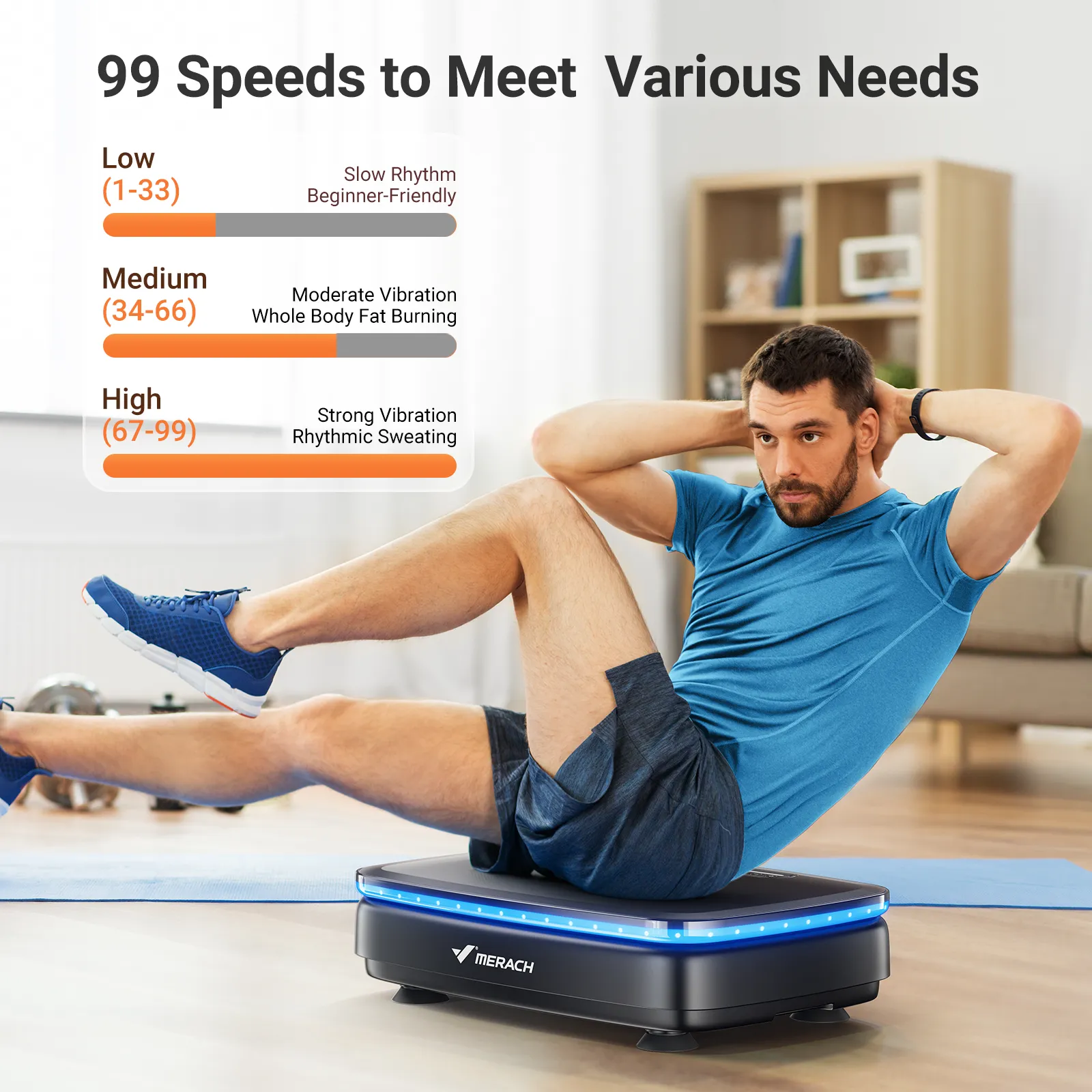 V20 Cool Light Vibration Plate with Bands - Image 7